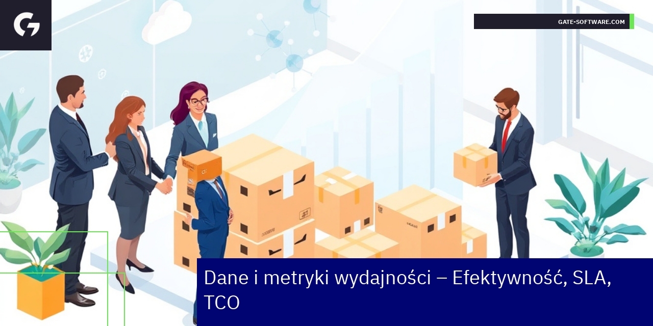 Grafika przedstawiająca dane i metryki efektywności