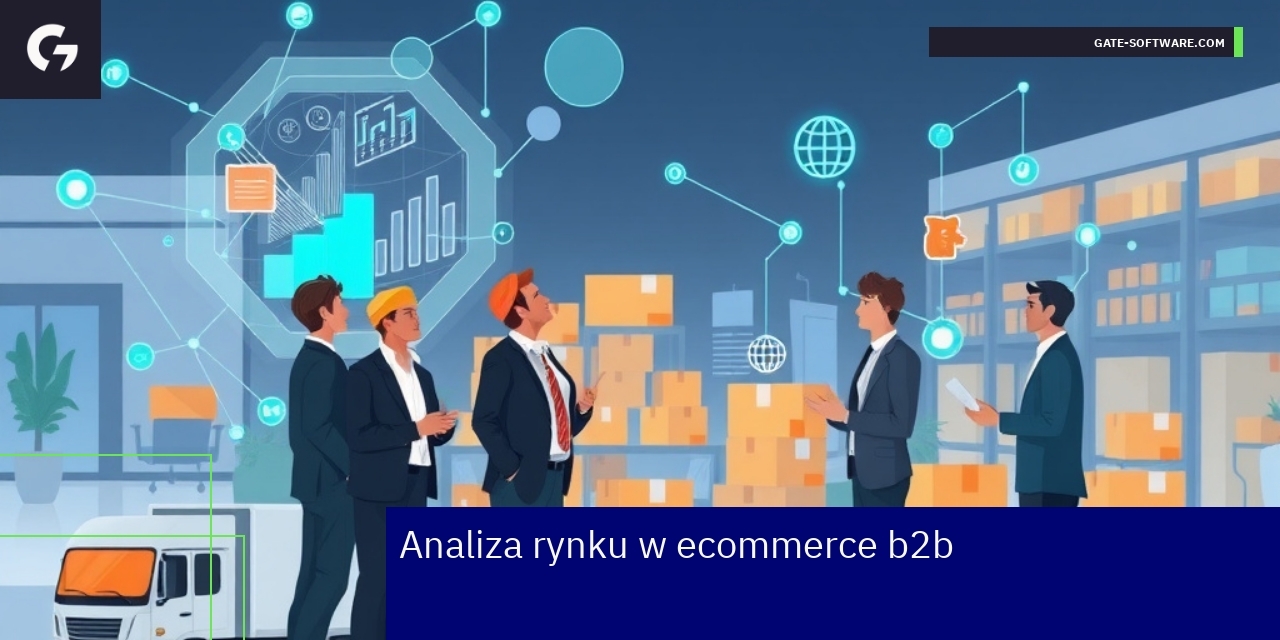 Schemat analizowania rynku ecommerce b2b i technologii