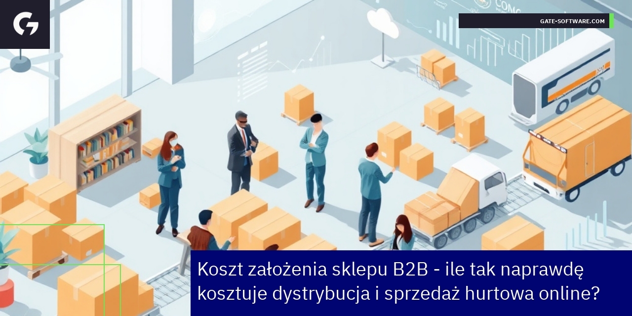 Schemat kosztów i działań w sklepie B2B online