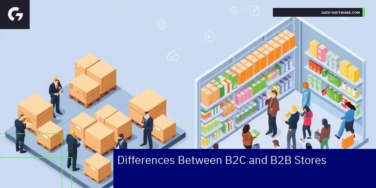 Comparison of B2B and B2C ecommerce platform features
