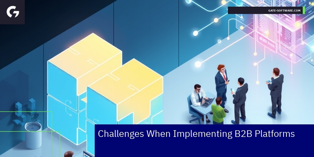 Illustration of B2B platform implementation challenges
