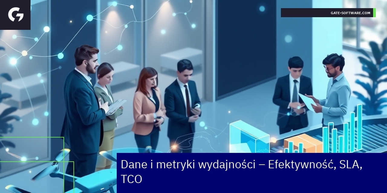 Wykresy i statystyki dotyczące efektywności usług B2B