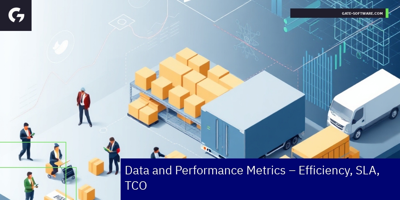 Graph showing B2B ecommerce performance metrics