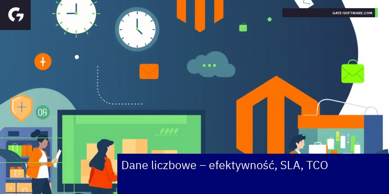 Efektywność operacyjna w projektach Magento Wykres efektywności projektów Magento