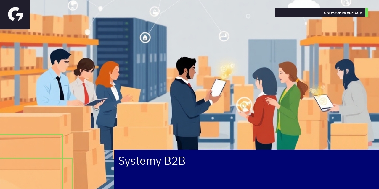 Schemat platform B2B i integracji systemów