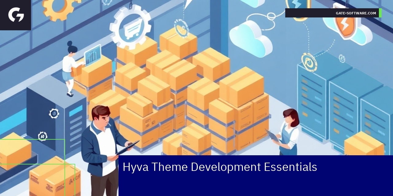 Diagram showing Hyva theme development process steps