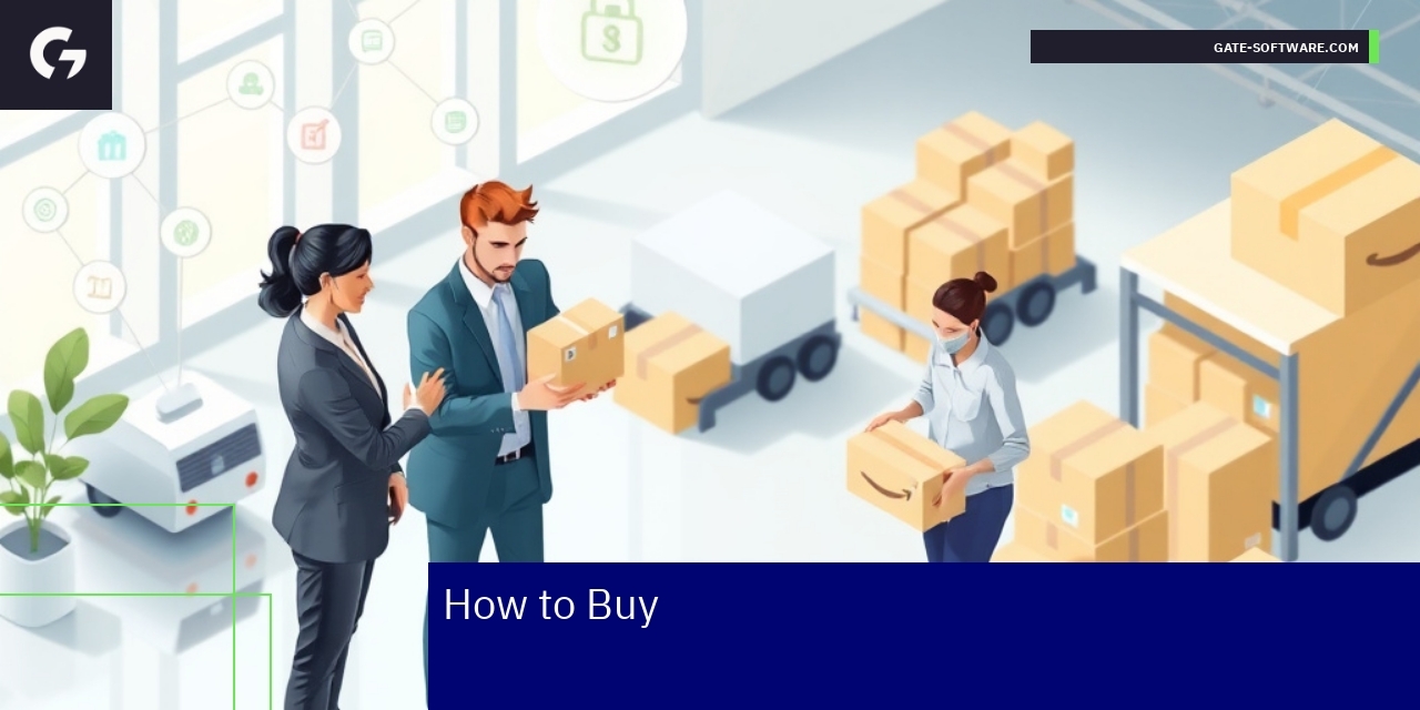 Businesspeople using ecommerce B2B platform on laptop