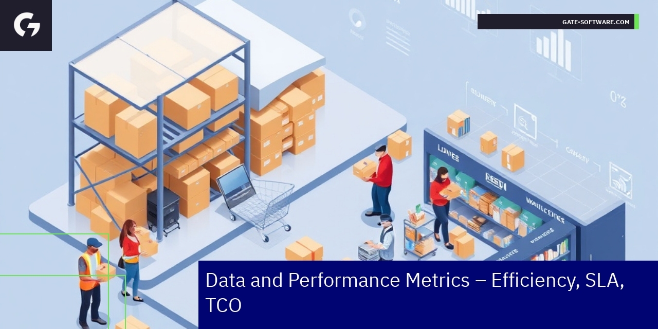 Graphs showing project efficiency and performance metrics