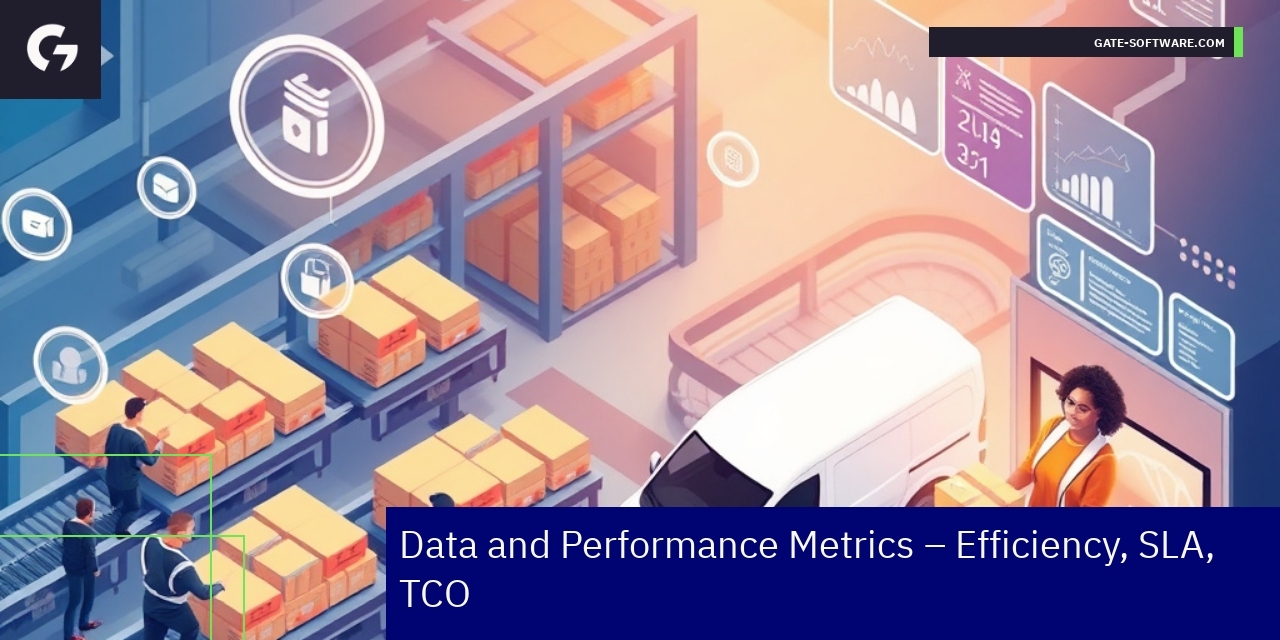 Graph showing key metrics and performance data