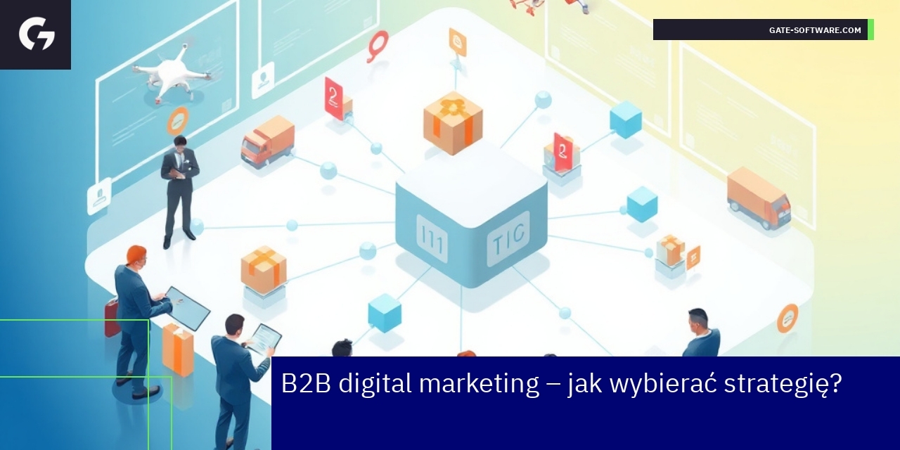 Schemat platformy B2B z integracją i personalizacją