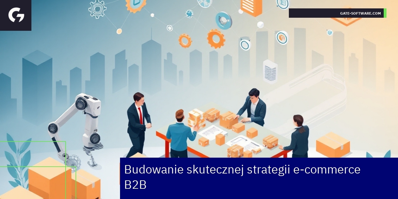 Strategia e-commerce B2B dla firm Biznesowy handel elektroniczny i analiza danych