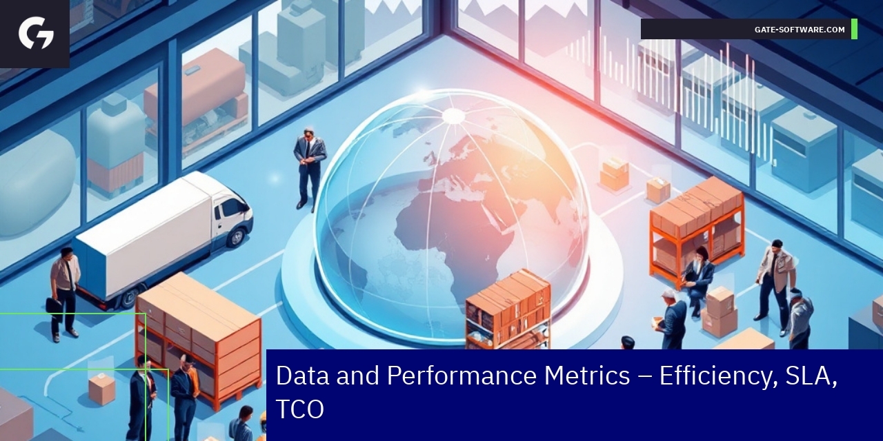 Performance metrics and efficiency data chart