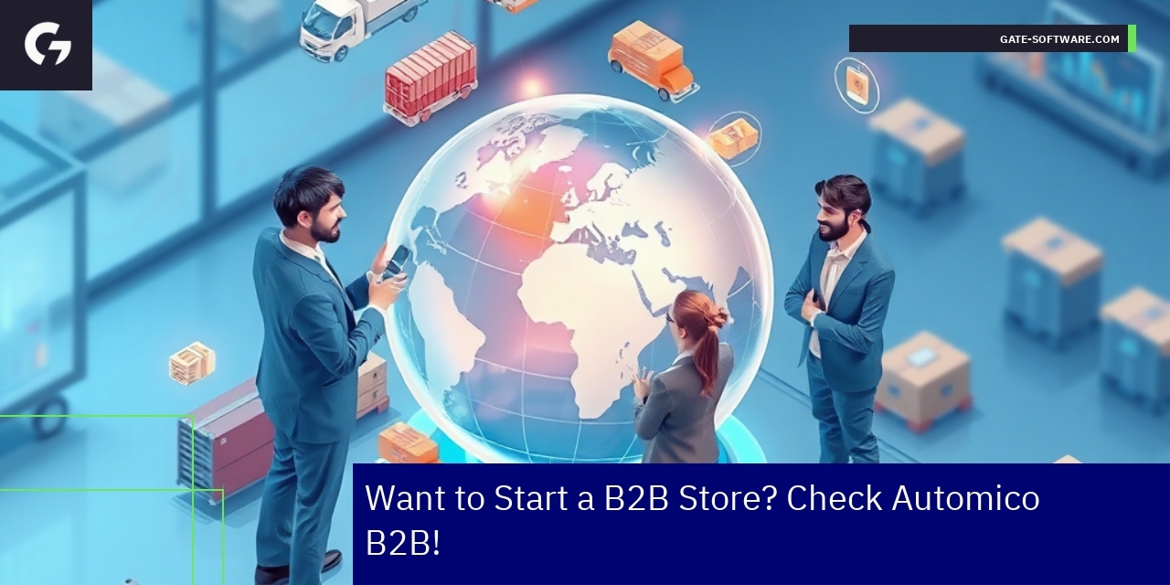 Businesspeople discussing B2B platform advantages