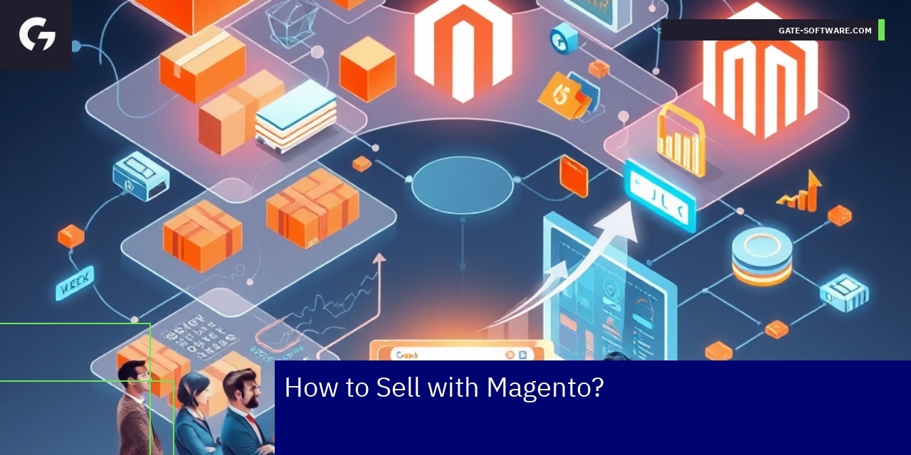 Effective Magento Selling Strategies Diagram showing Magento SEO and conversion steps