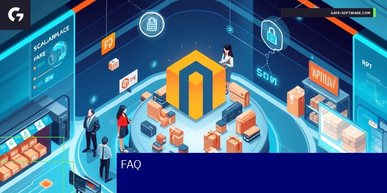 Illustration of Magento 2 platform features and benefits