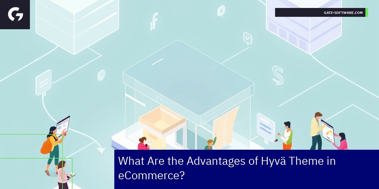 Diagram showing Hyvä Theme eCommerce benefits