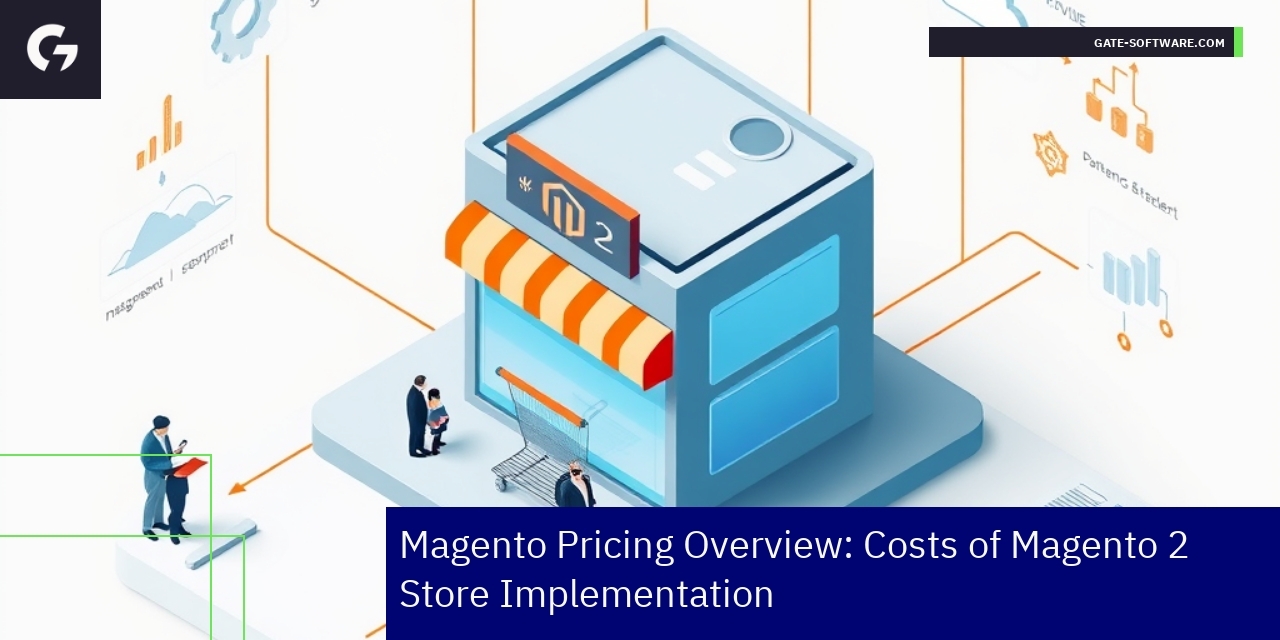 Magento 2 Store Pricing and Cost Breakdown Diagram showing Magento 2 store cost components