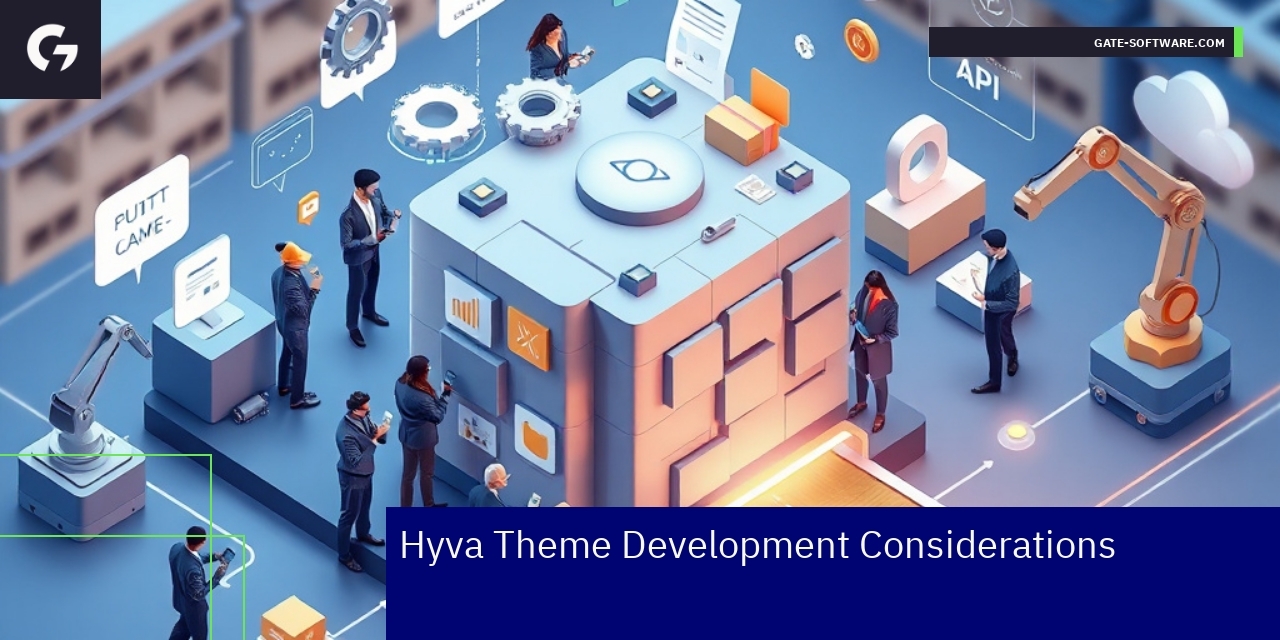 Developers collaborating on Magento and Hyva theme code