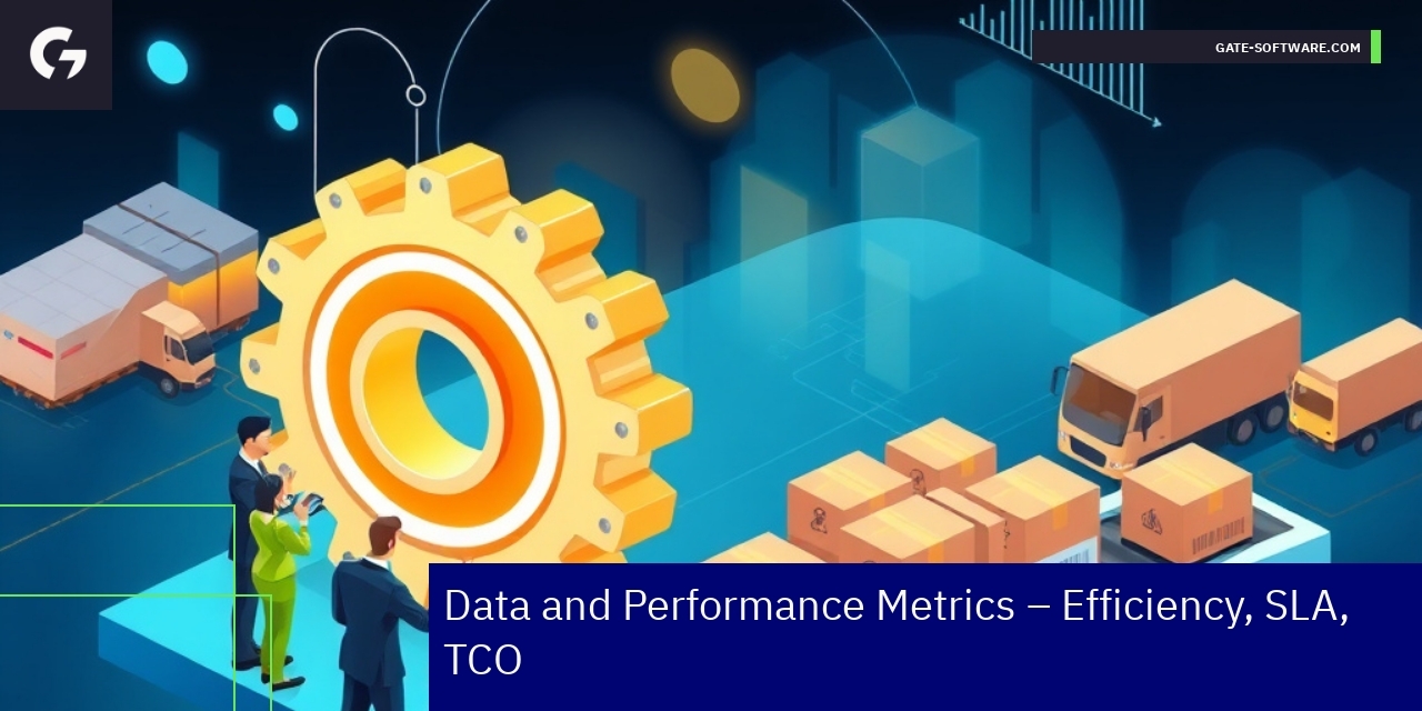 Graph showing Gate-Software B2B project metrics