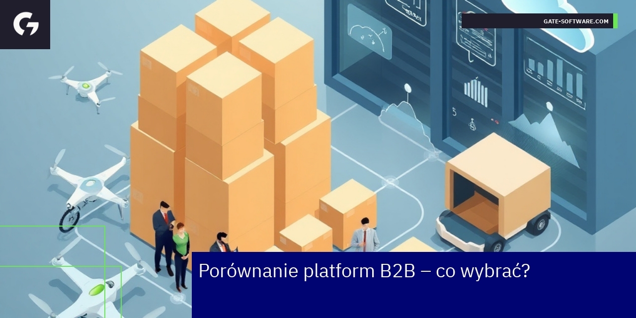 Kluczowe aspekty wyboru platformy B2B Schemat porównania platform B2B i cech kluczowych