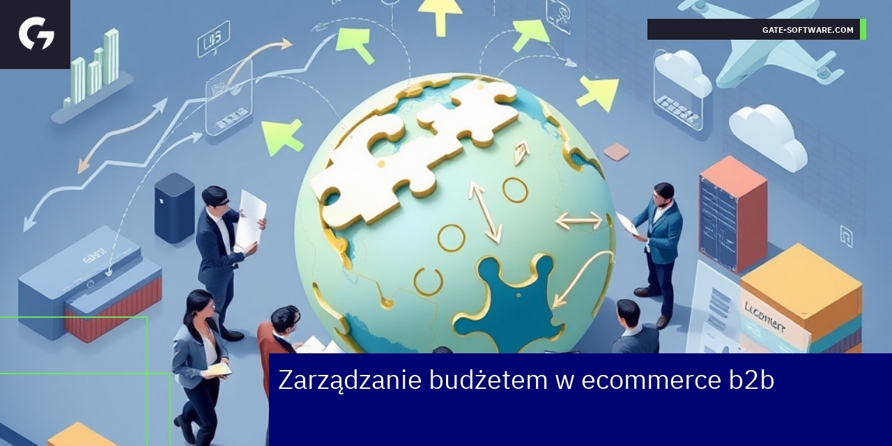 Schemat zarządzania budżetem i optymalizacji w ecommerce B2B
