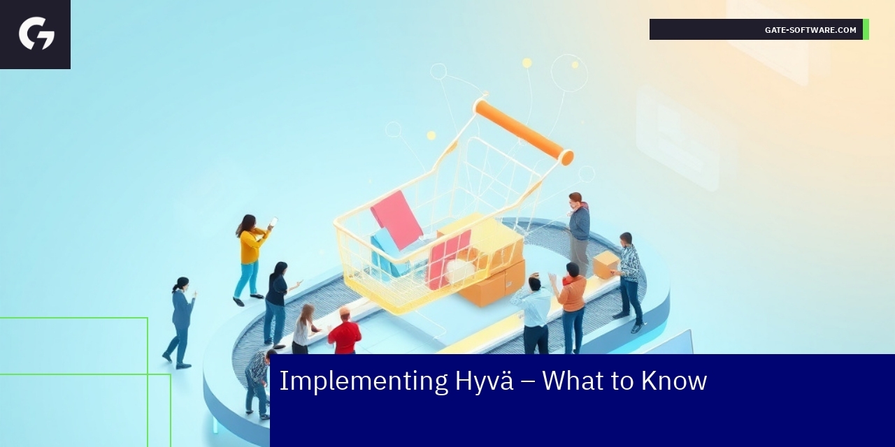 Magento store frontend with Hyvä theme optimization