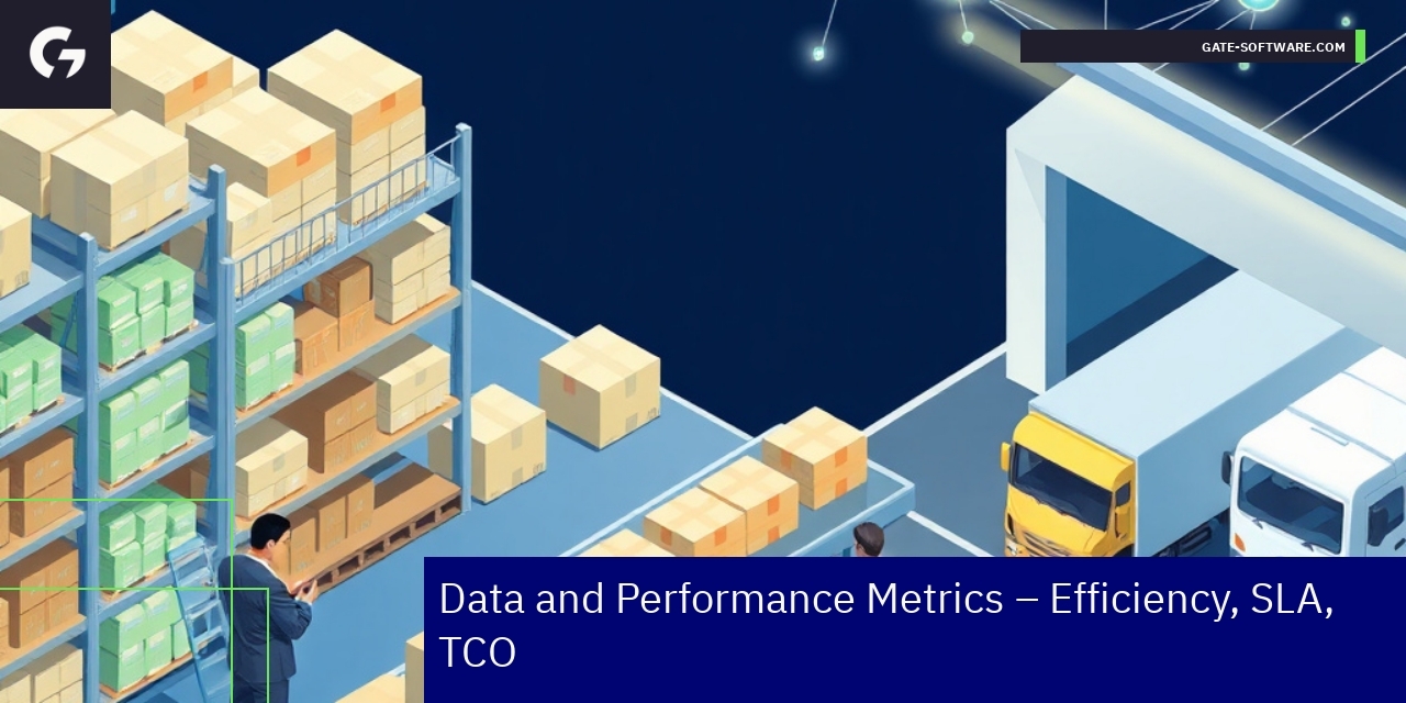 Graphs showing B2B project metrics and service uptime