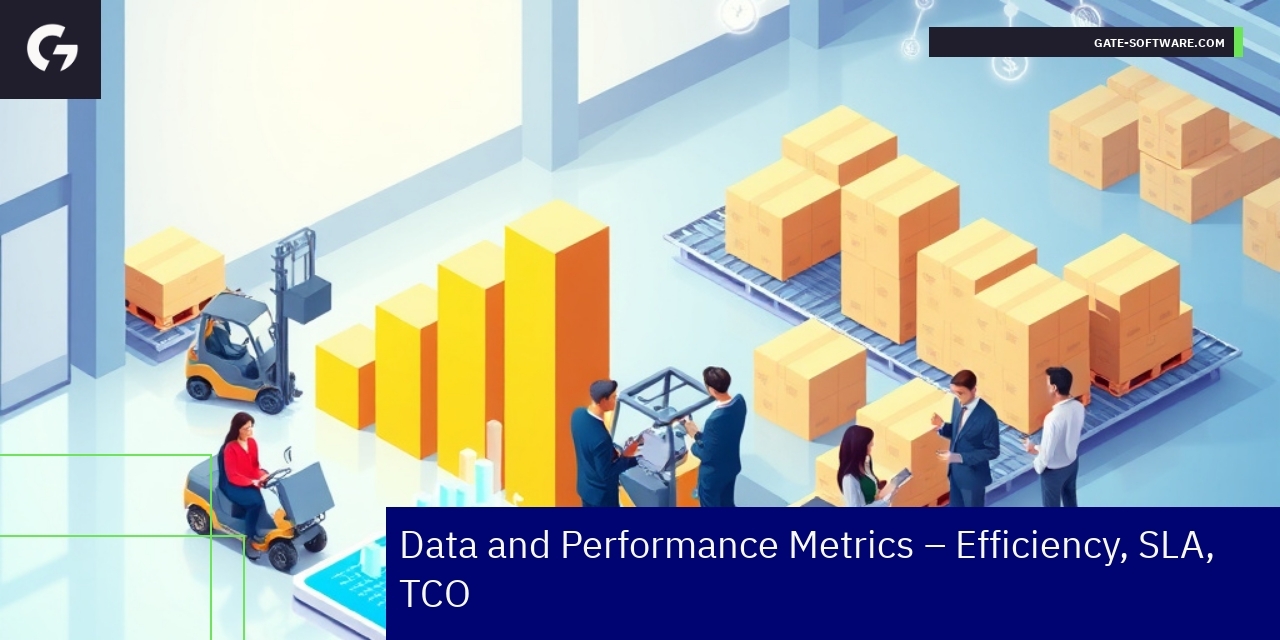 Graph showing B2B project efficiency and reliability metrics