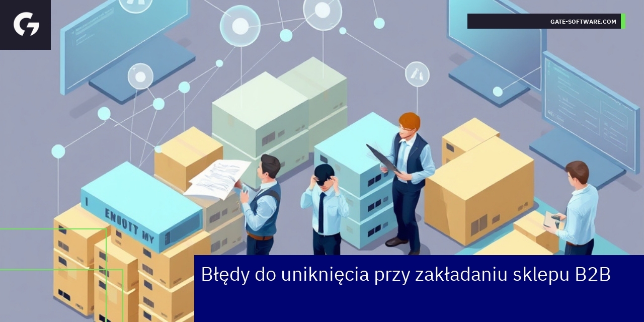 Schemat błędów w zakładaniu sklepu B2B