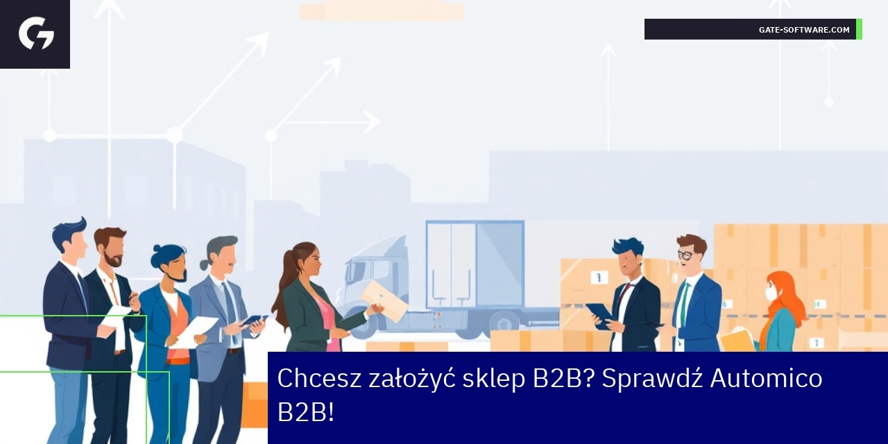 Jak założyć sklep B2B z Automico Platforma Automico B2B na ekranie komputera