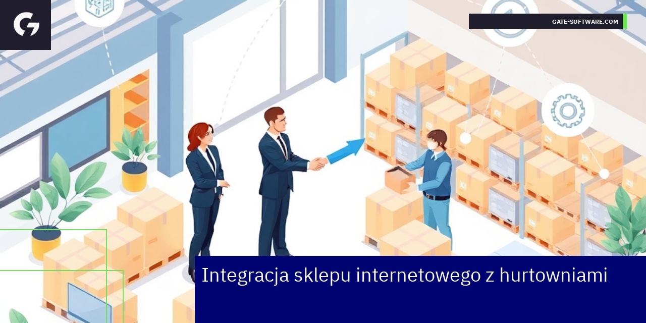 Schemat integracji sklepu internetowego z hurtowniami