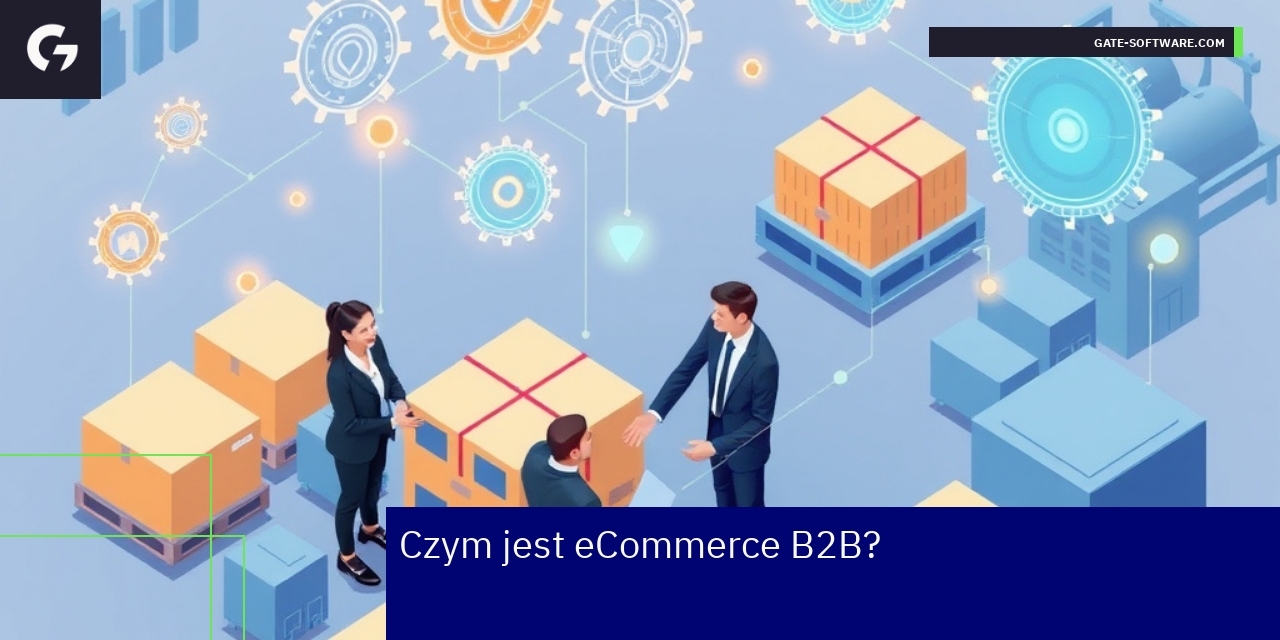 Diagram przedstawiający model eCommerce B2B