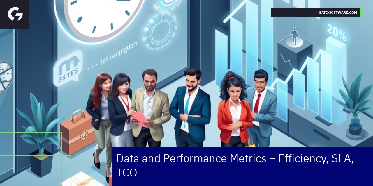 Magento Project Efficiency and Performance Metrics Chart showing Magento project efficiency and TCO reduction