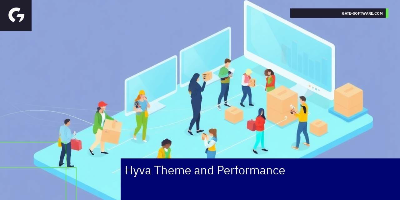 Graph illustrating Hyva theme performance improvements