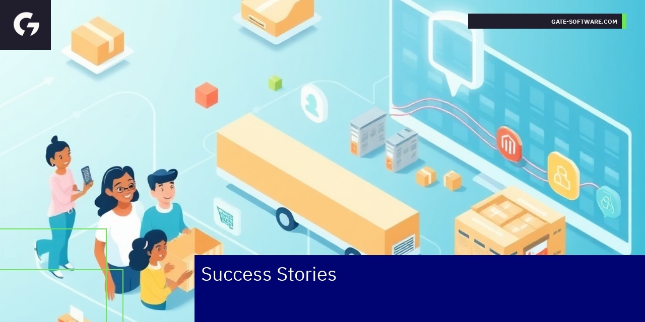 Hyva Theme Success in Magento 2 Stores Laptop showing Magento 2 with Hyva theme interface