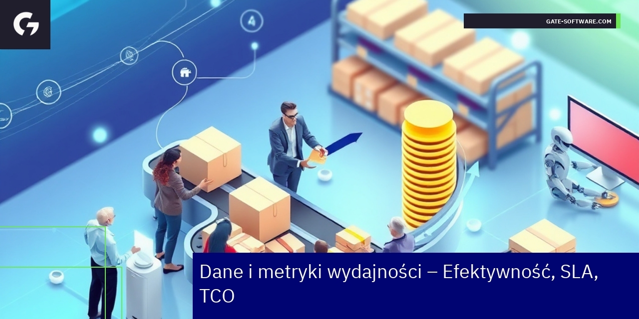 Wykresy i dane pokazujące efektywność operacyjną