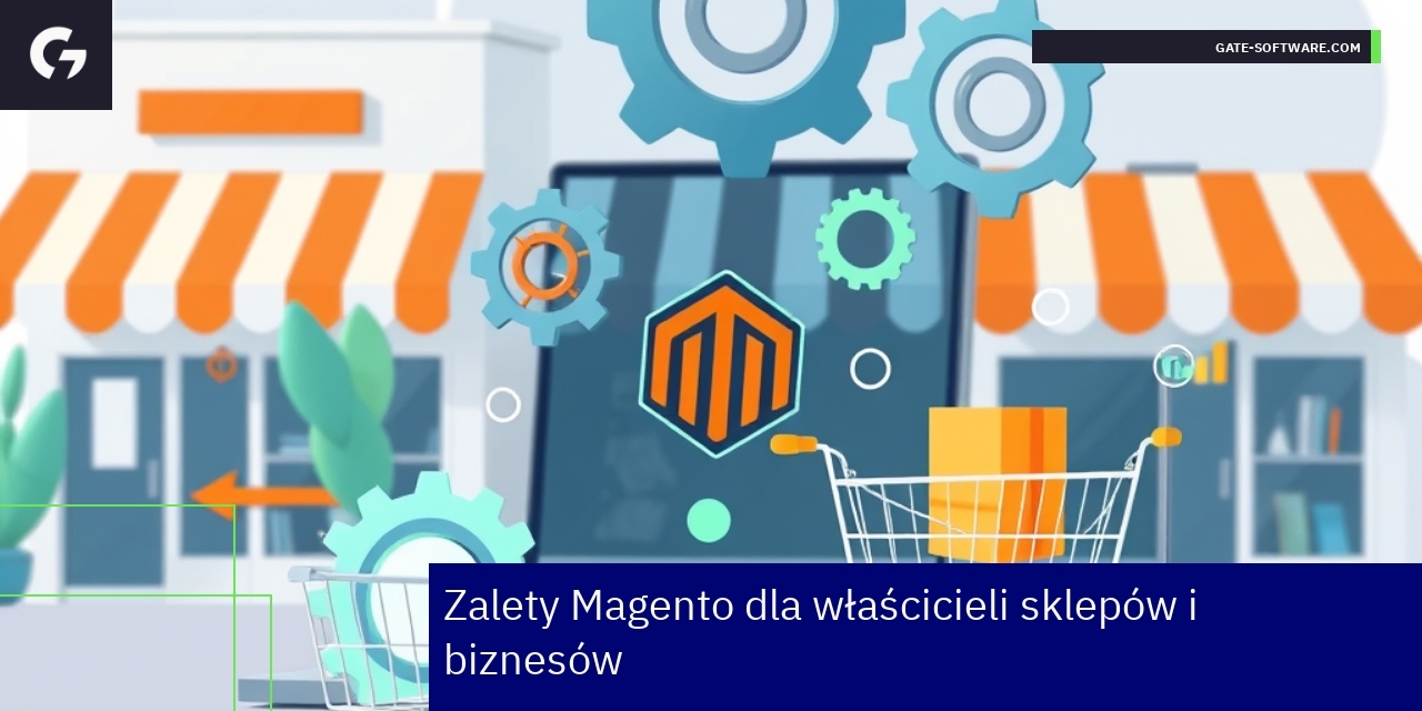 Zalety Magento przedstawione na infografice