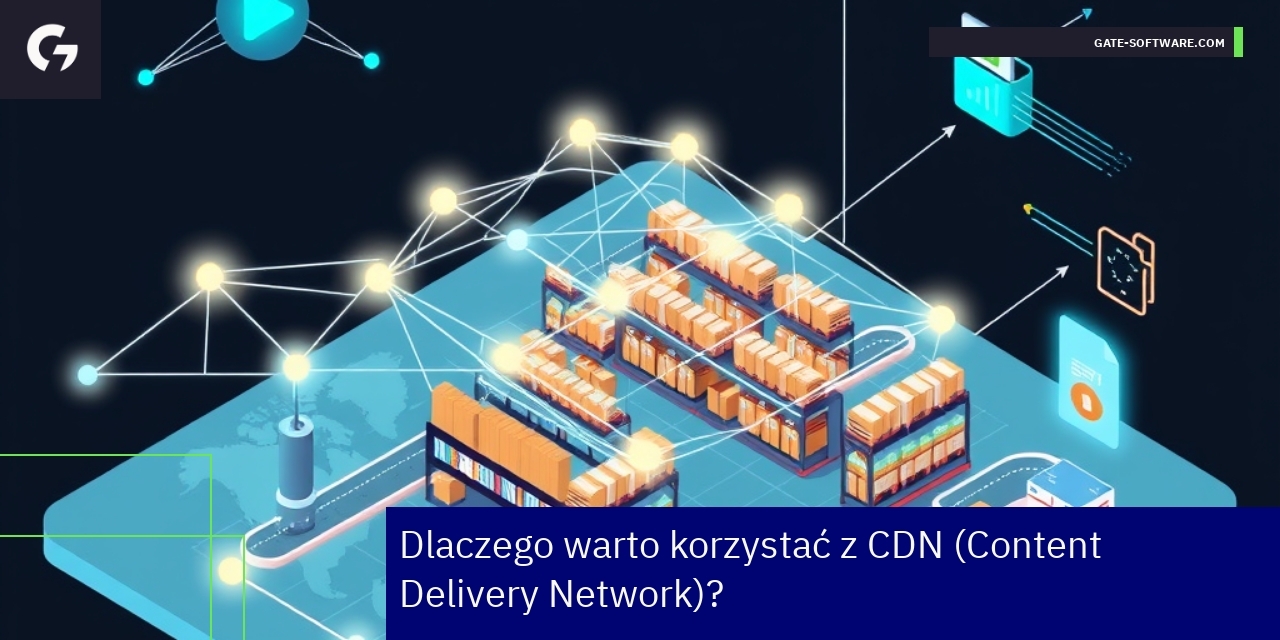 Schemat działania CDN i optymalizacji strony