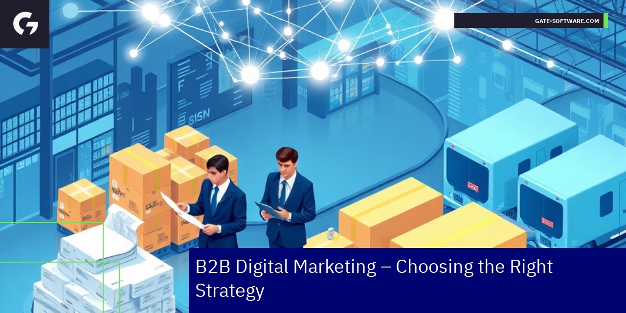 Business professionals discussing digital marketing strategy