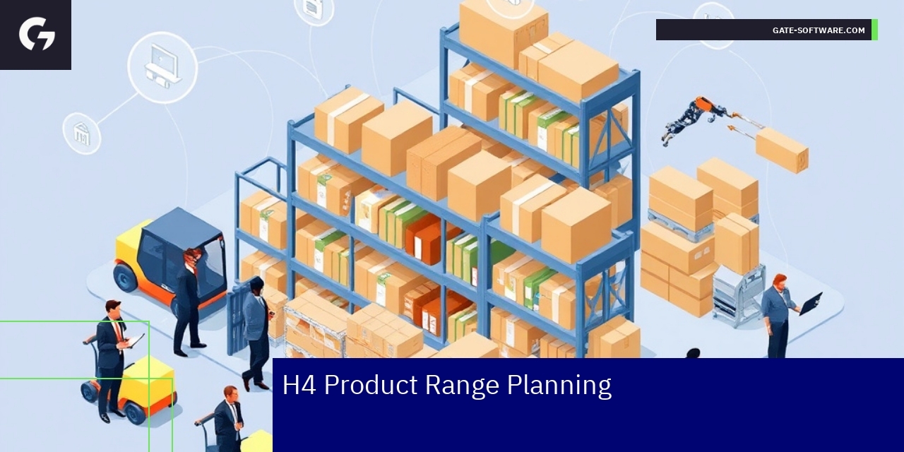 Businesspeople analyzing product range charts and data