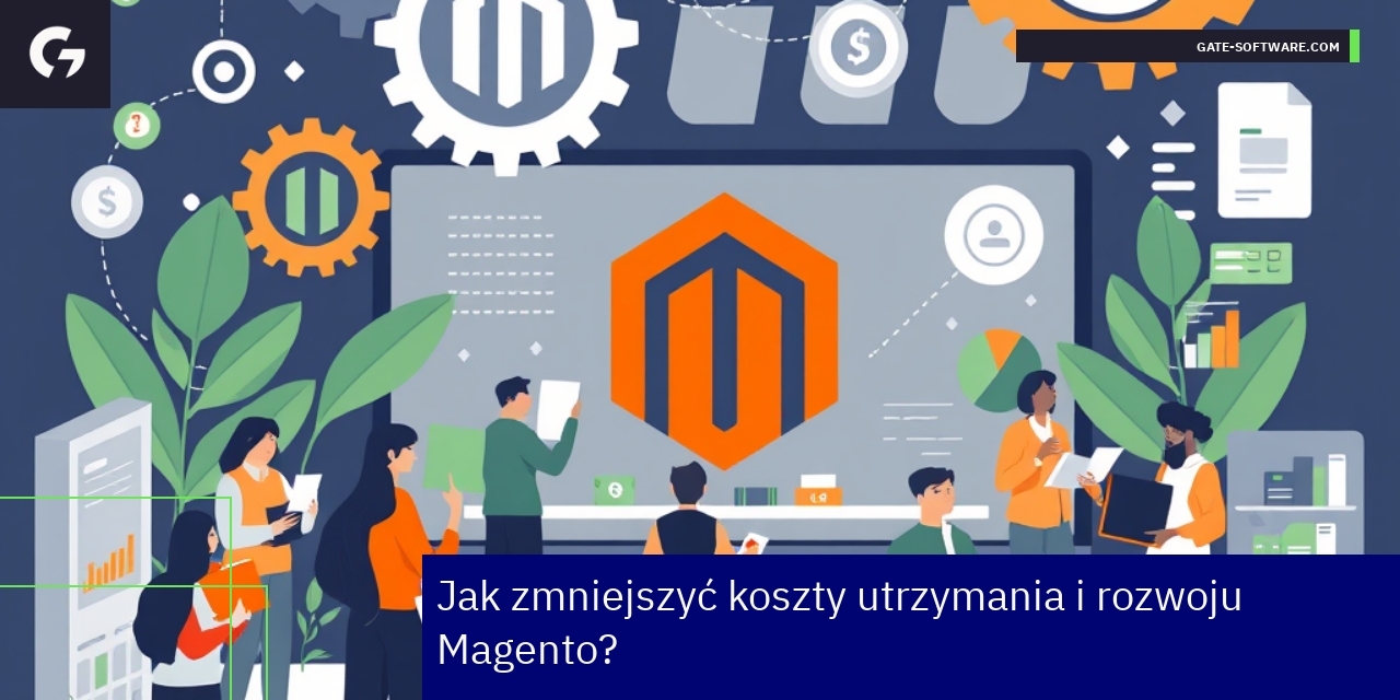 Wykres kosztów rozwoju Magento
