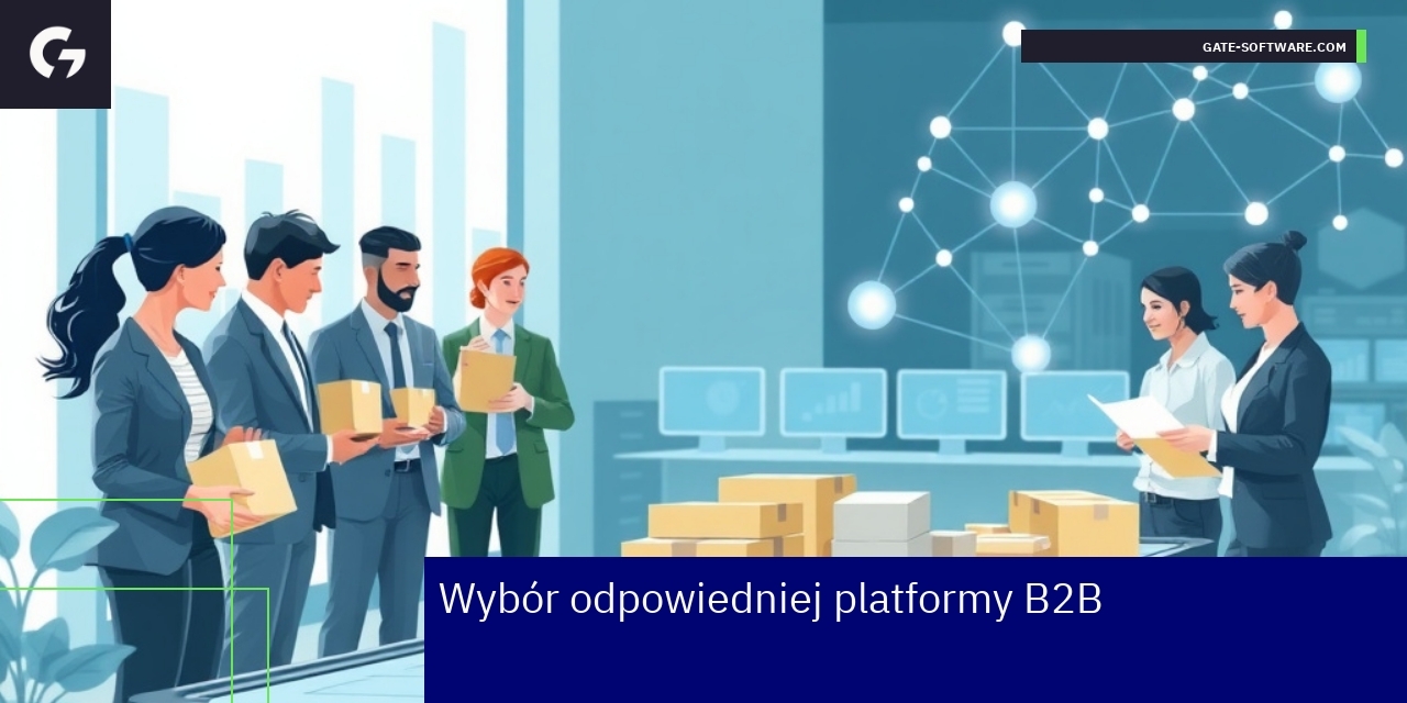 Schemat platformy B2B i jej funkcje