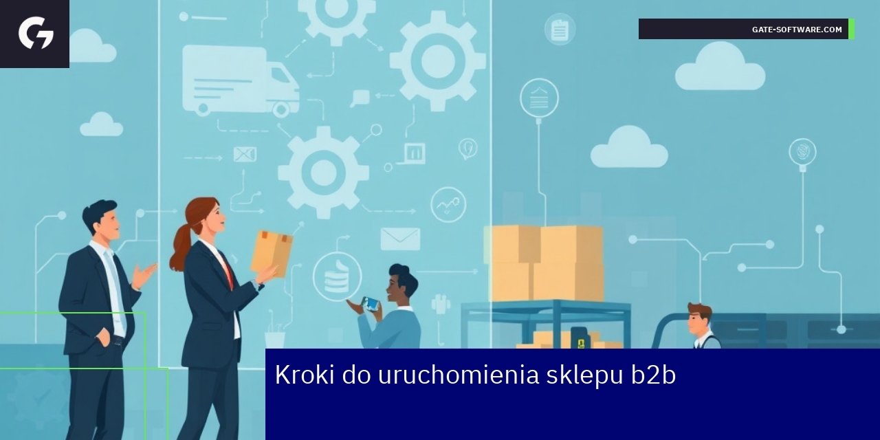 Schemat kroków uruchomienia sklepu B2B