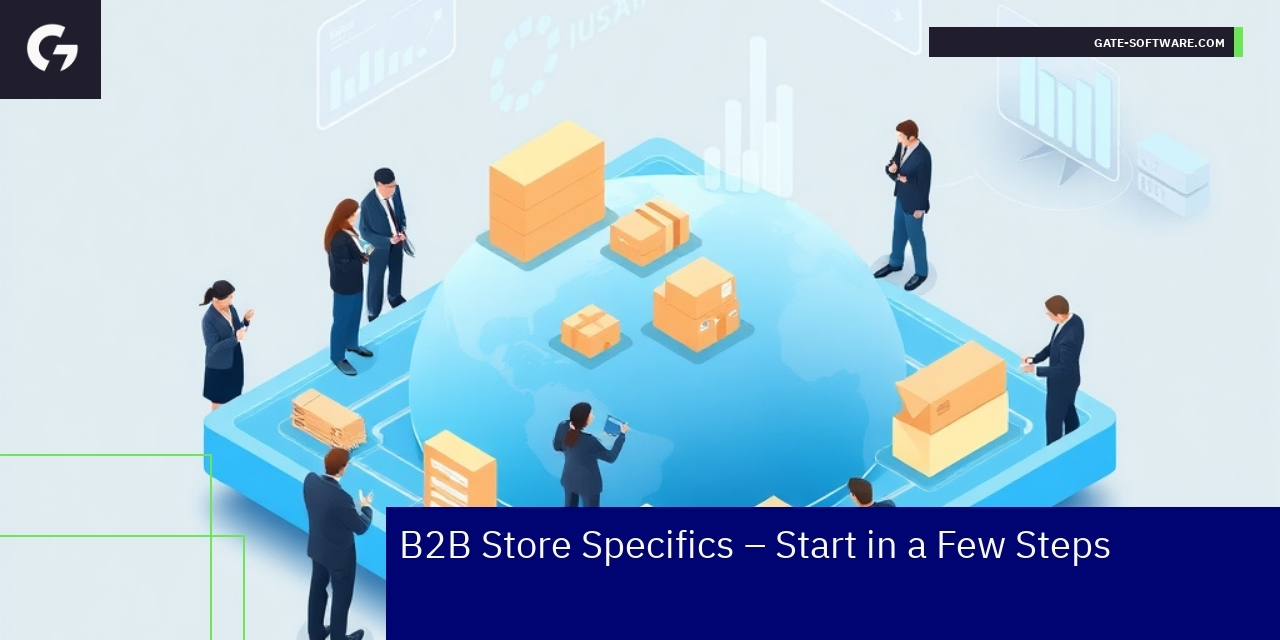 Starting a Successful B2B Ecommerce Store Business people analyzing ecommerce data charts