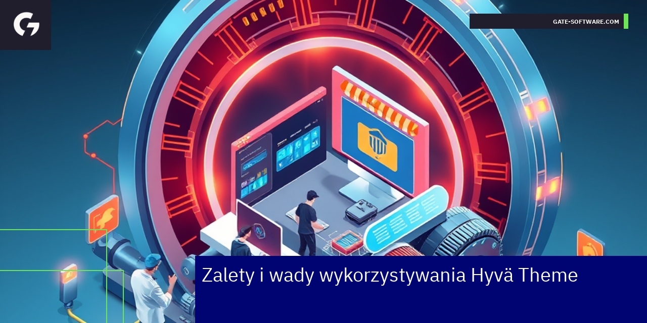 Schemat przedstawiający zalety i wady Hyvä Theme