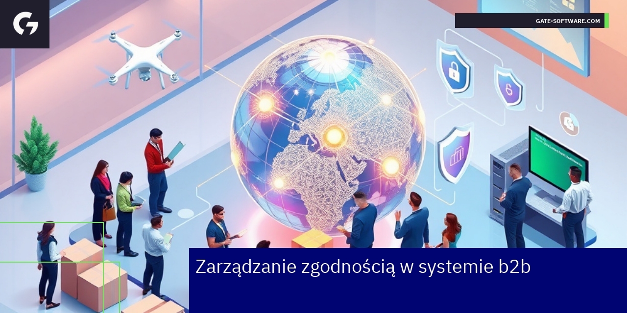 Grafika przedstawiająca współpracę zespołów IT i biznesu