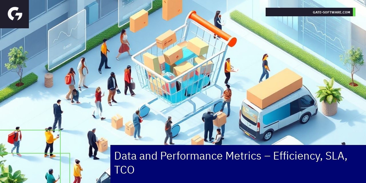 Graph showing project efficiency metrics and performance data