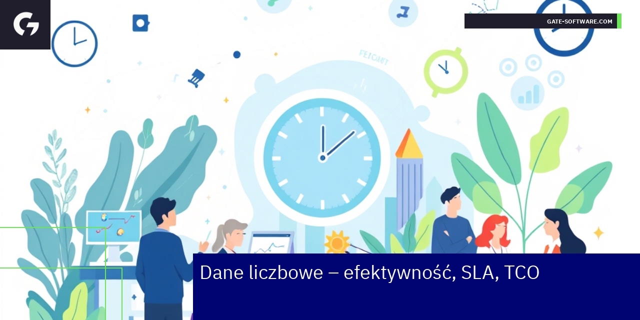 Grafika ilustrująca efektywność projektów