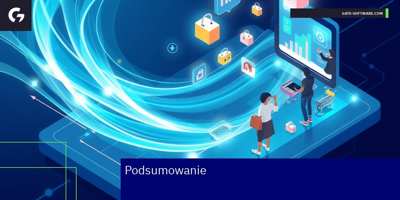 Ilustracja przedstawiająca nowoczesne wdrożenie e-commerce