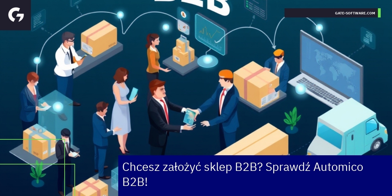 Ekran platformy Automico B2B z funkcjami zarządzania